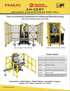 Advanced Manufacturing CERT Cell Flyer