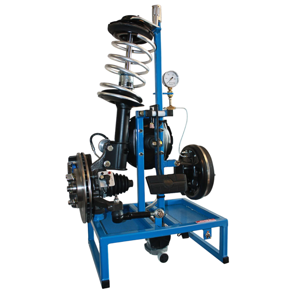 Disc & Drum Brake Trainer w/ Adjustable Strut - Mission Learning Systems
