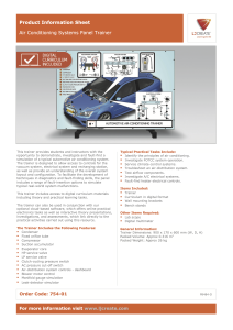 Air Conditioning Systems Panel Trainer